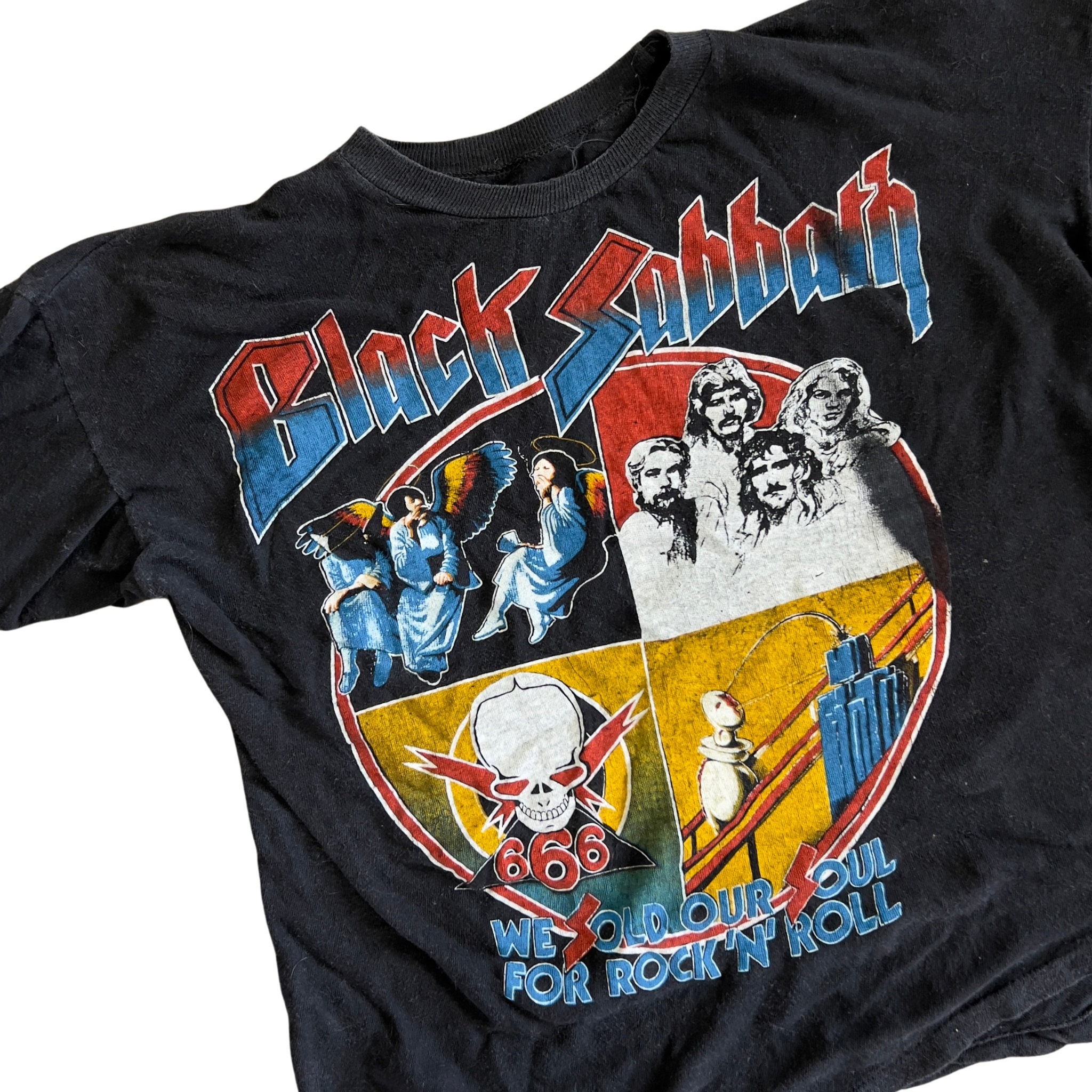 Vintage Black Sabbath and Blue Oyster Cult 1980 Tour Parking Lot