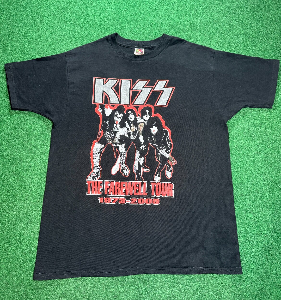 Vintage KISS Farewell Tour 2000 T-shirt, Ted Nugent Band Tee (XL
