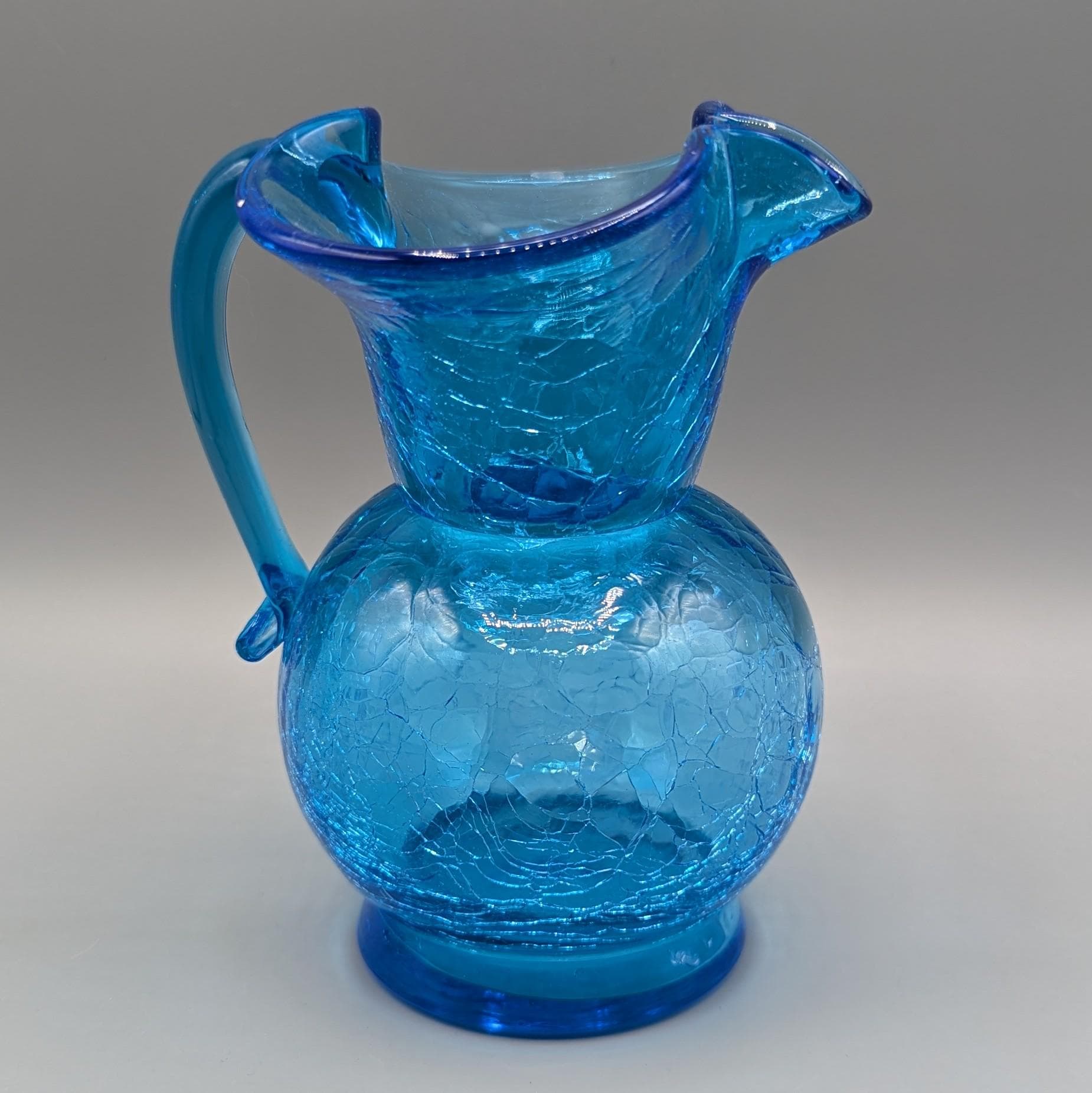 希少なヴィンテージ BLENKO ブレンコガラス 置物 手拭きガラスアメリカ