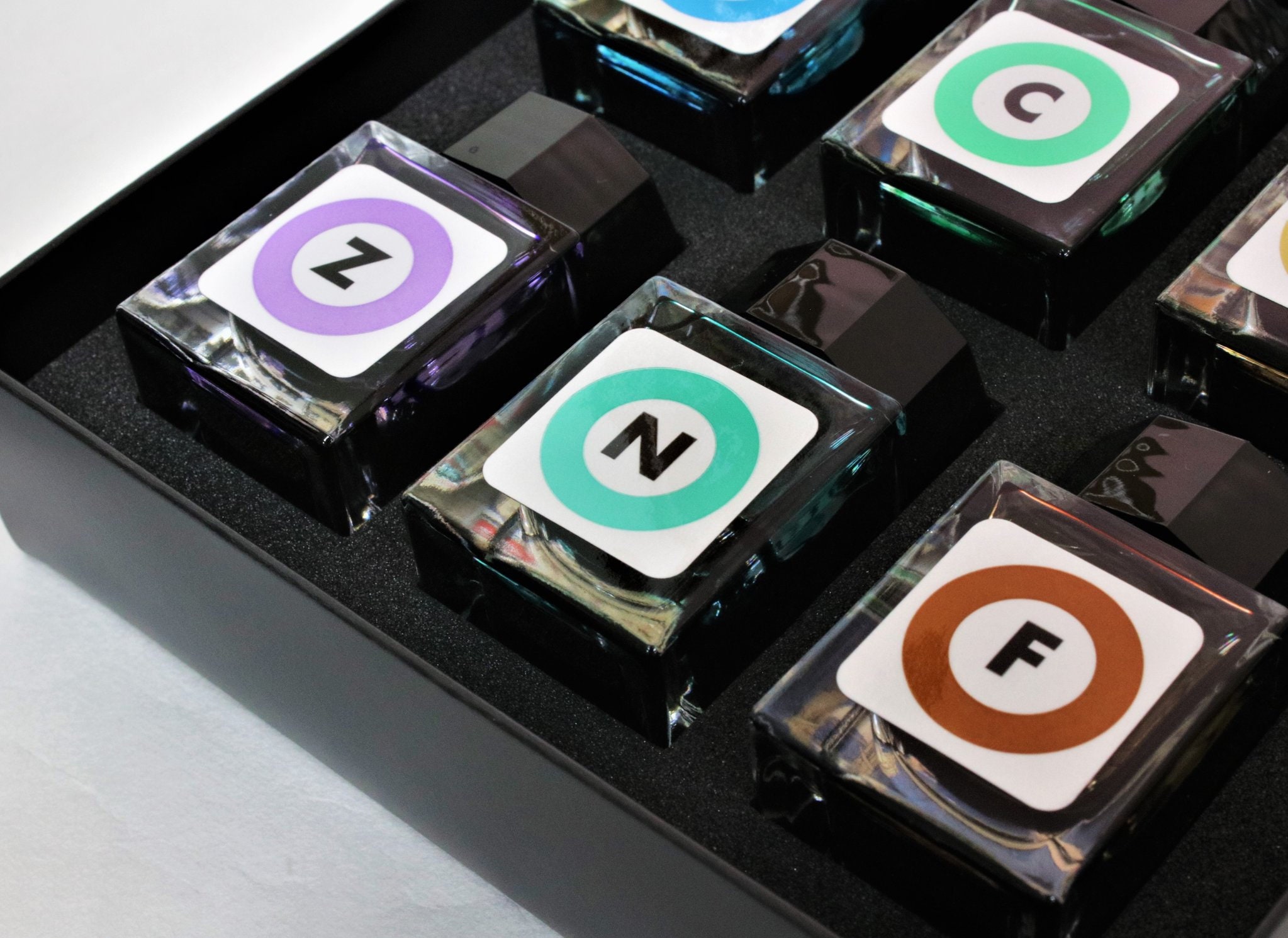 BUNGUBOX Japan TOKYO METRO カラーセット 光沢万年筆インク ディップ