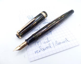 Sterling Silver Sheaffer Targa 1004 Fountain Pen - Etsy