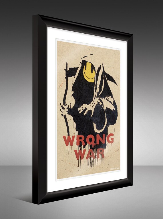 緊急値下げ！ BANKSY ”WRONG WAR” WCPリプロダクション 緊急値下げ