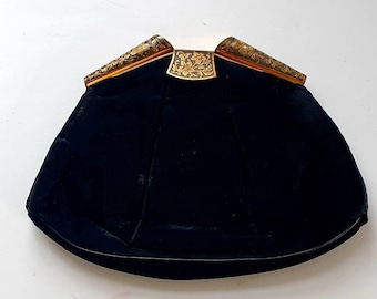 20 年代のイブニングバッグ、アンティークバッグ、オリジナルミラー