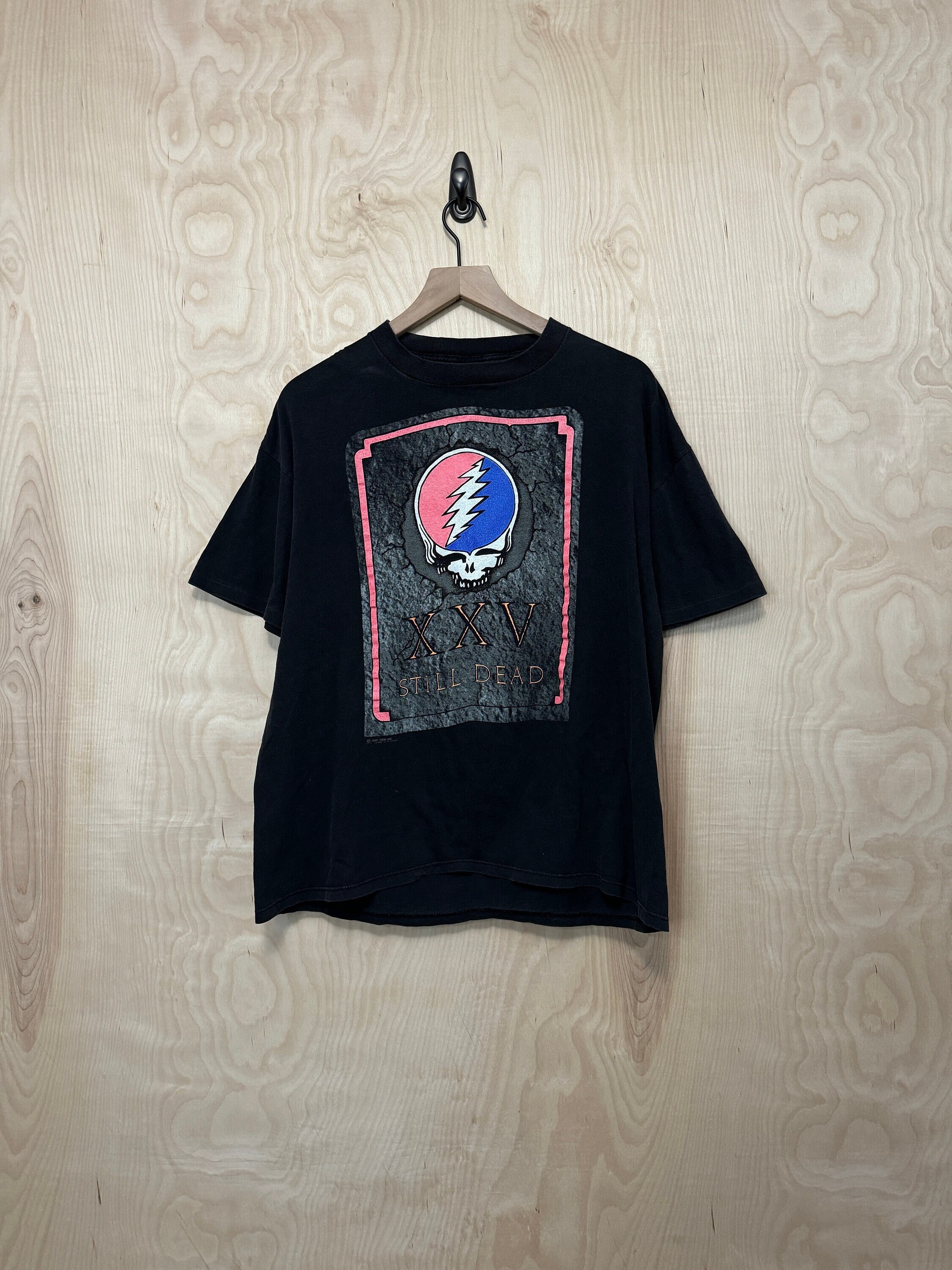Vintage 90s Grateful Dead XXV 25 Still Dead Double Sided Graphic