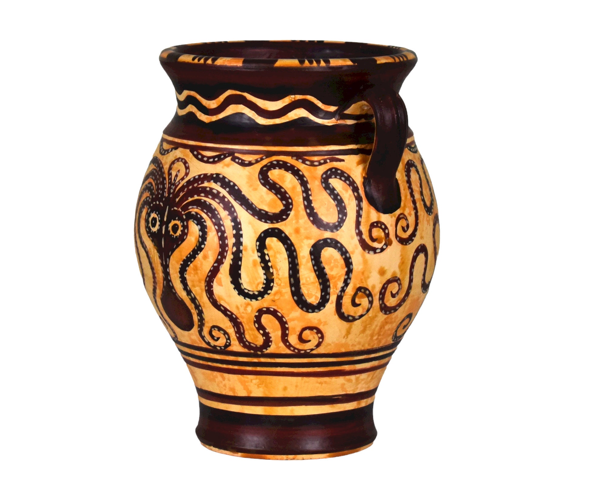 ミケーネ文明のタコの花瓶 海洋様式 古代ギリシャの陶器 - Etsy 日本
