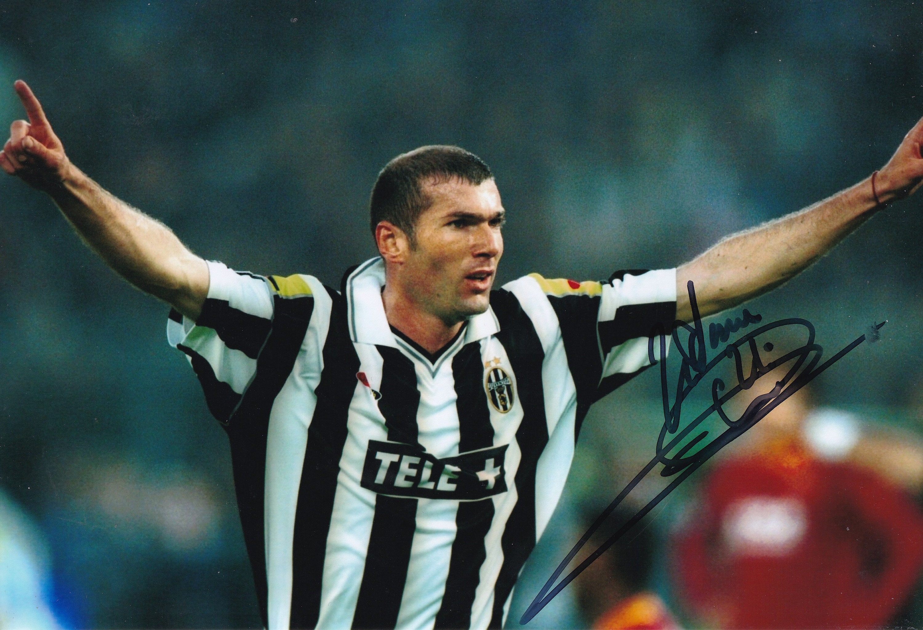 ジネディーヌ・ジダン サイン入り トレーディングカード