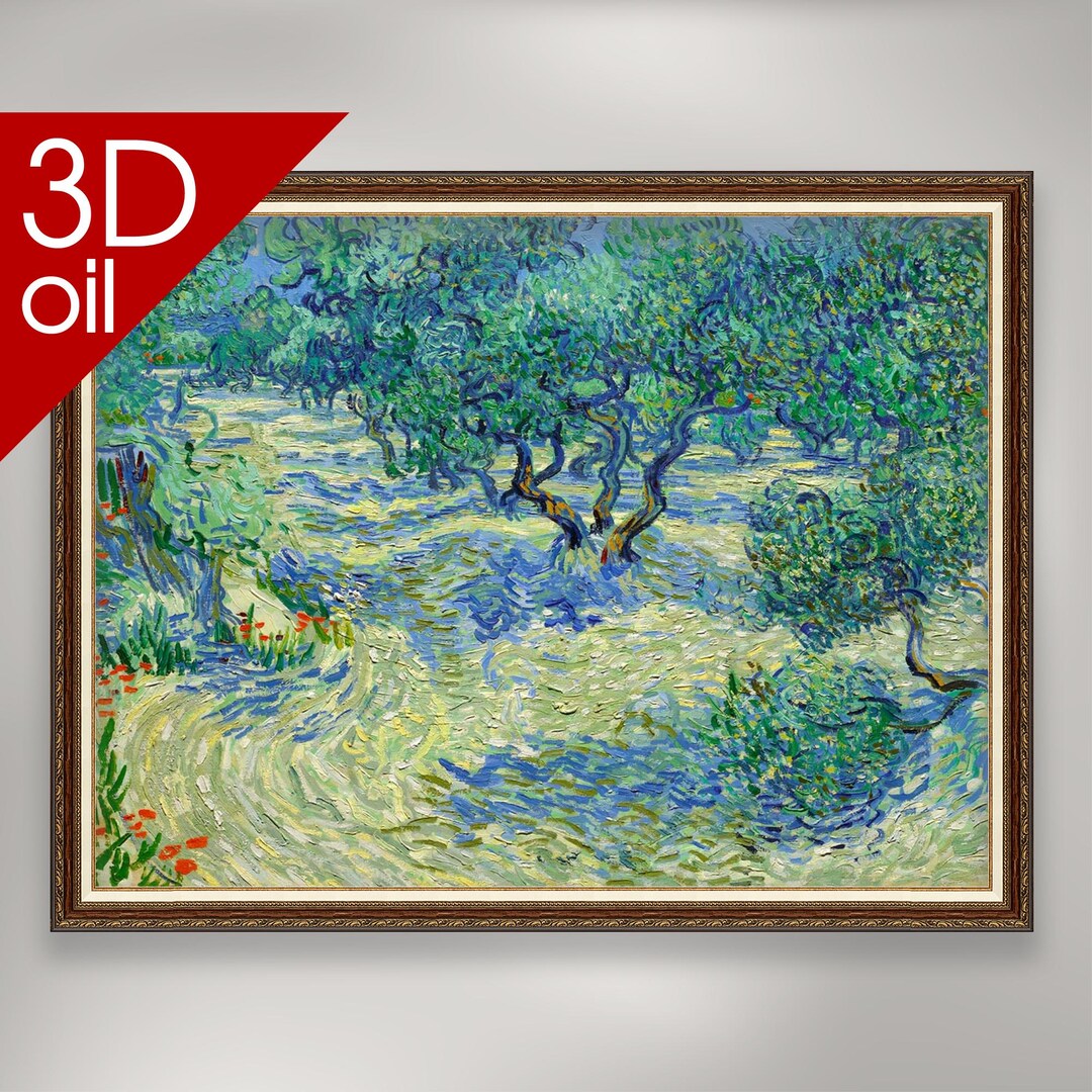 フィンセント・ファン・ゴッホ - オリーブ園 | 著名な画家の絵画の