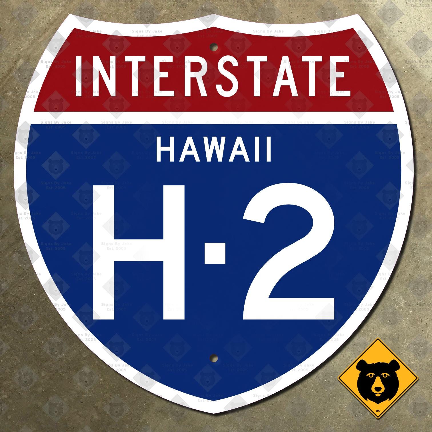 ハワイ インターステート H-1 標識 SALE！ HAWAII H-1 ハワイ 道路標識