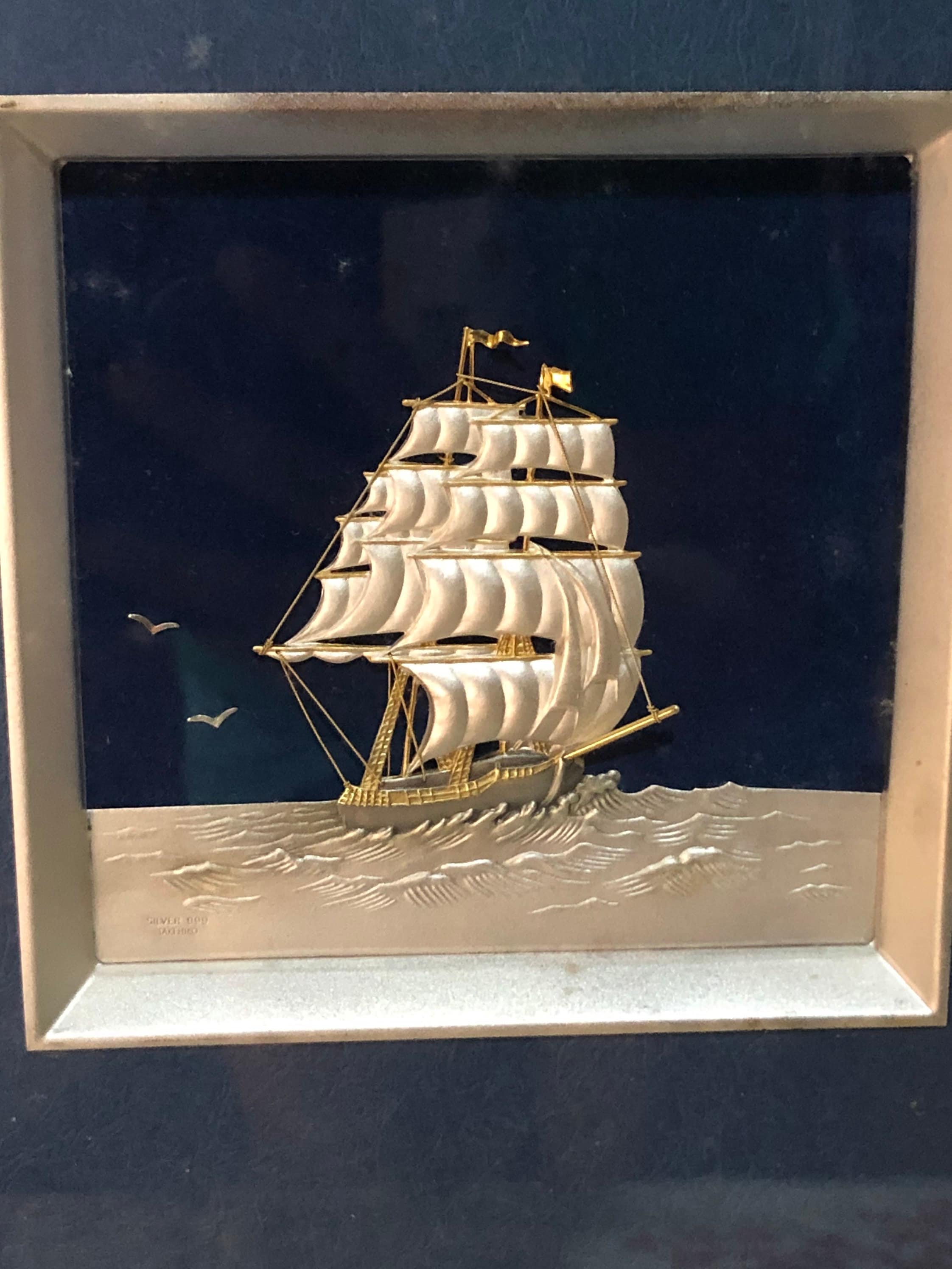 TAKEHIKO Mt.Fuji Mt. Fuji シルバー999 TAKEHIKO 銀製 巻物 富士山 7