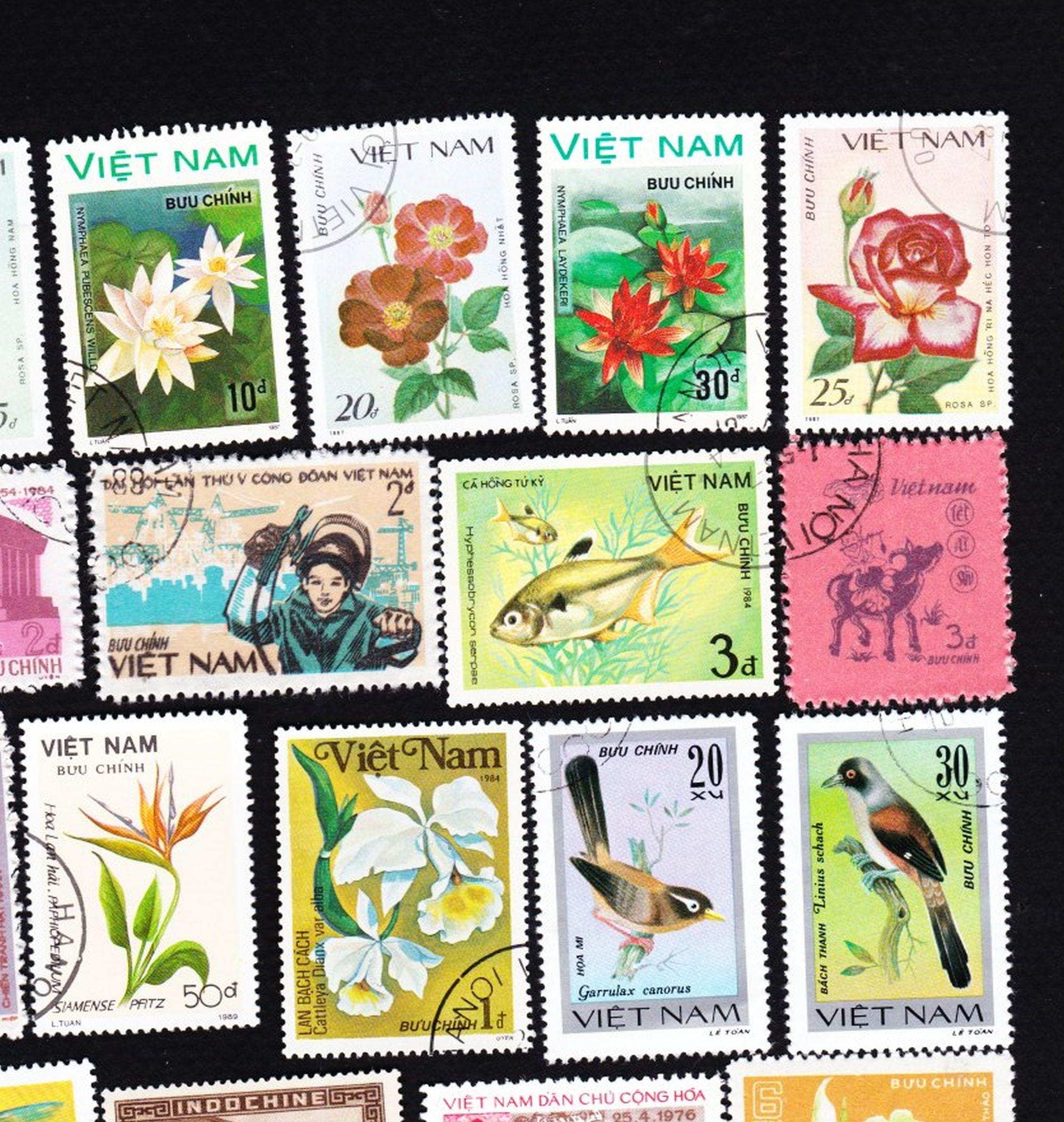 20 ベトナム ベトナム ヴィンテージ 使用済み切手 コレクターセット