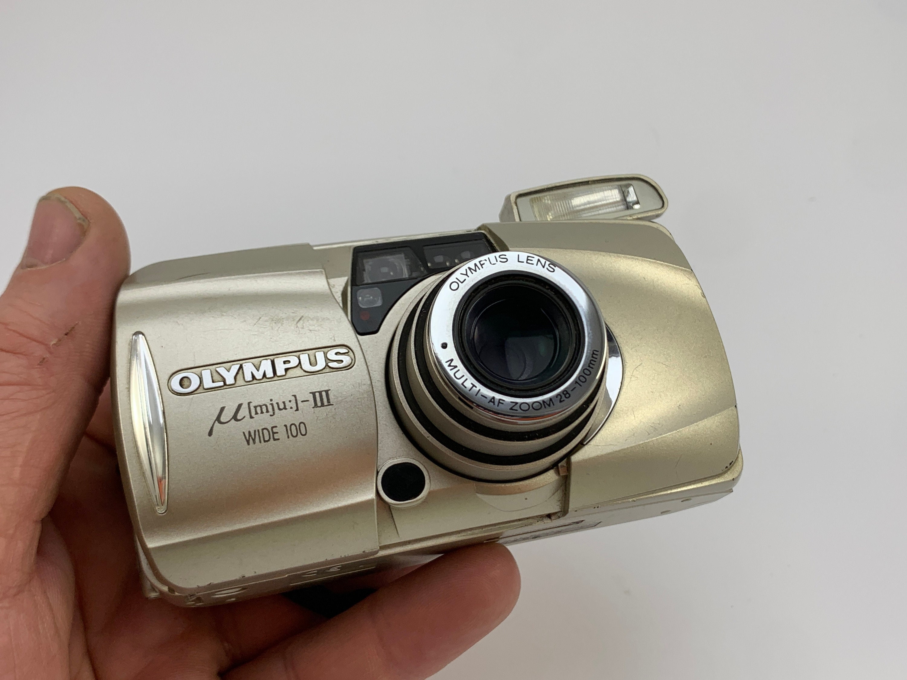 Olympus Mju III Wide 100 Point & Shoot Film Camera - Etsy