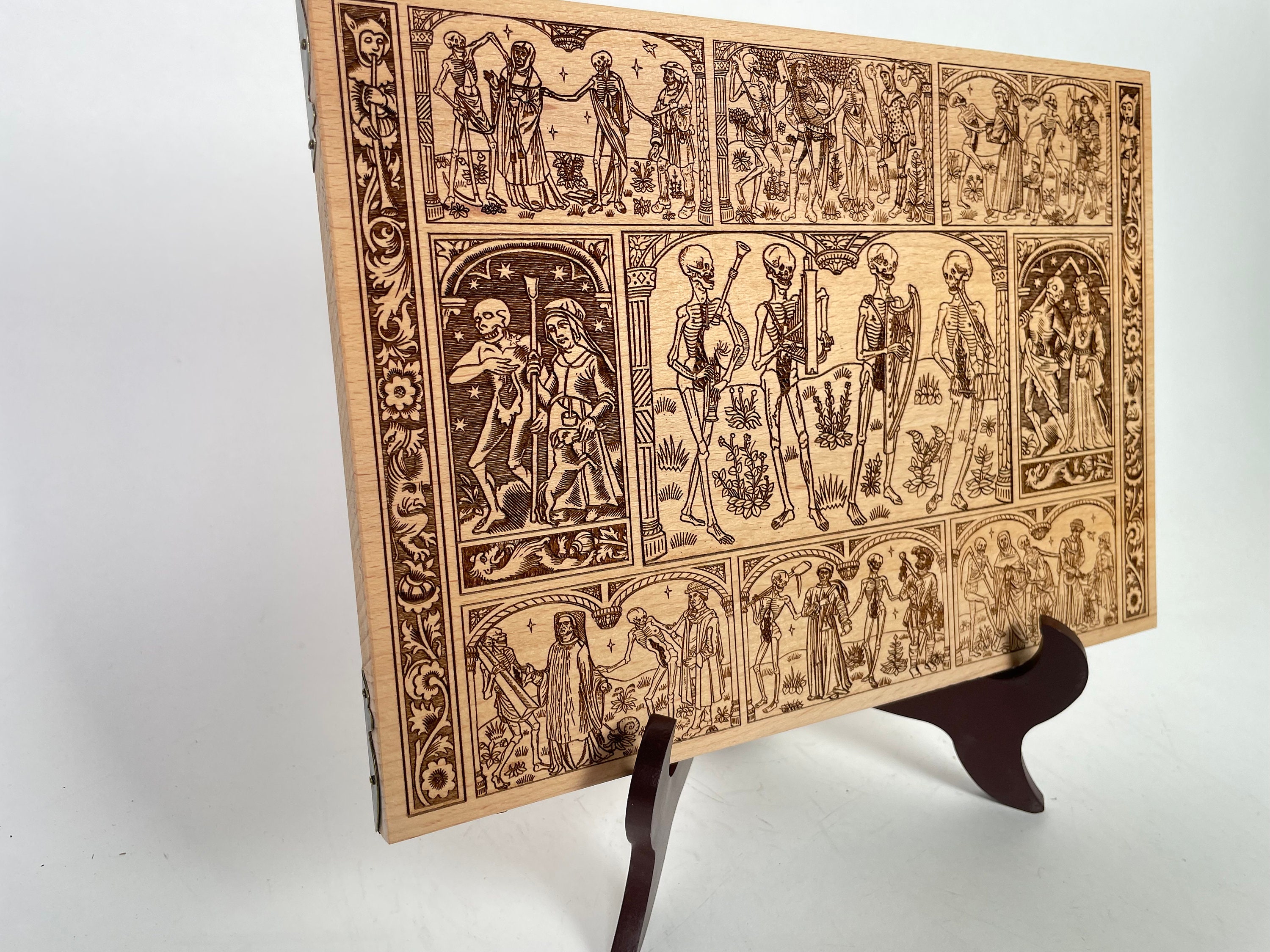 木製五芒星彫刻 魔導書 木製五芒星彫刻 魔導書