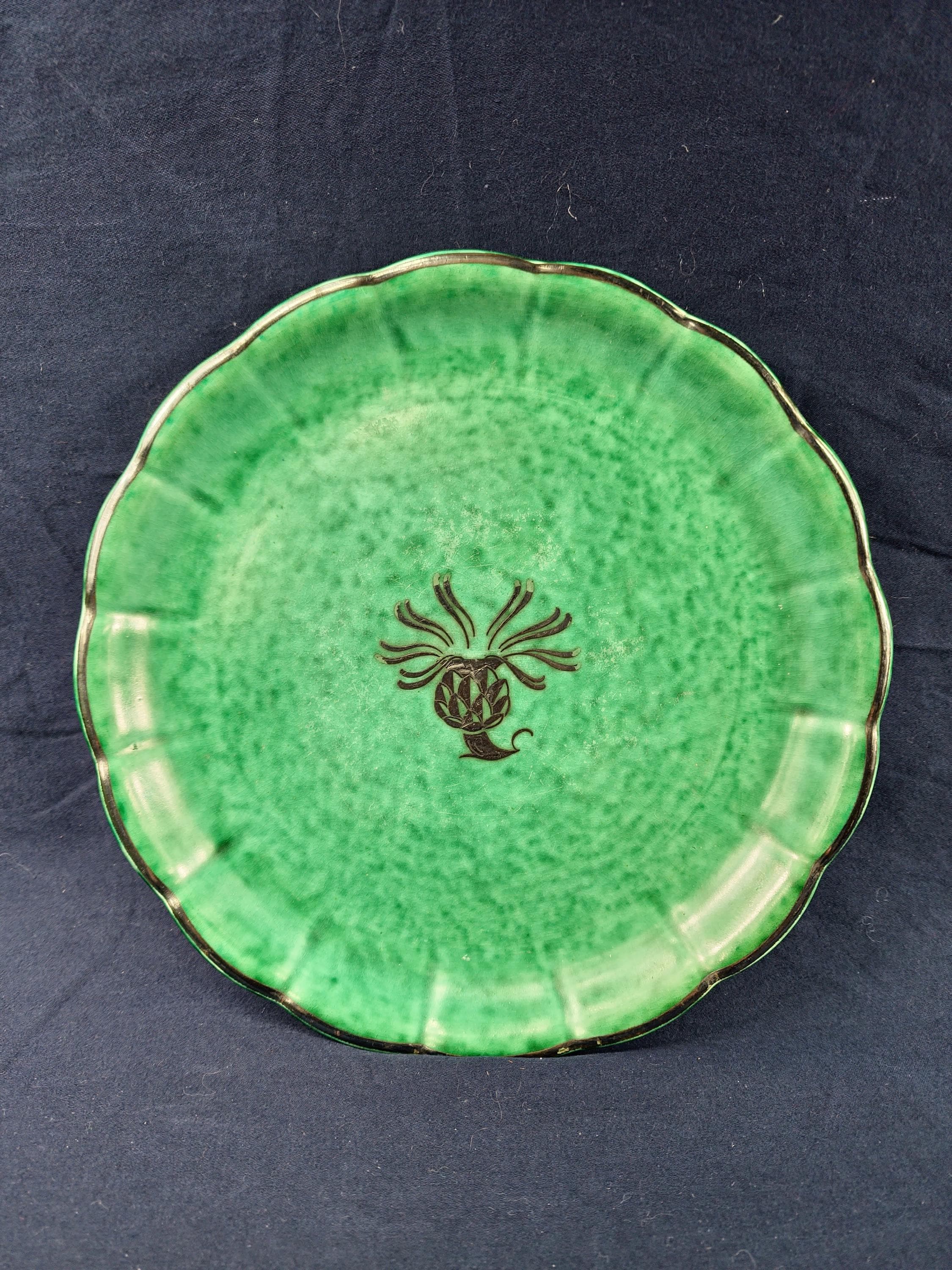 ウィルヘルム・コーゲ 1960年代 大皿 グスタフスベリ希少品