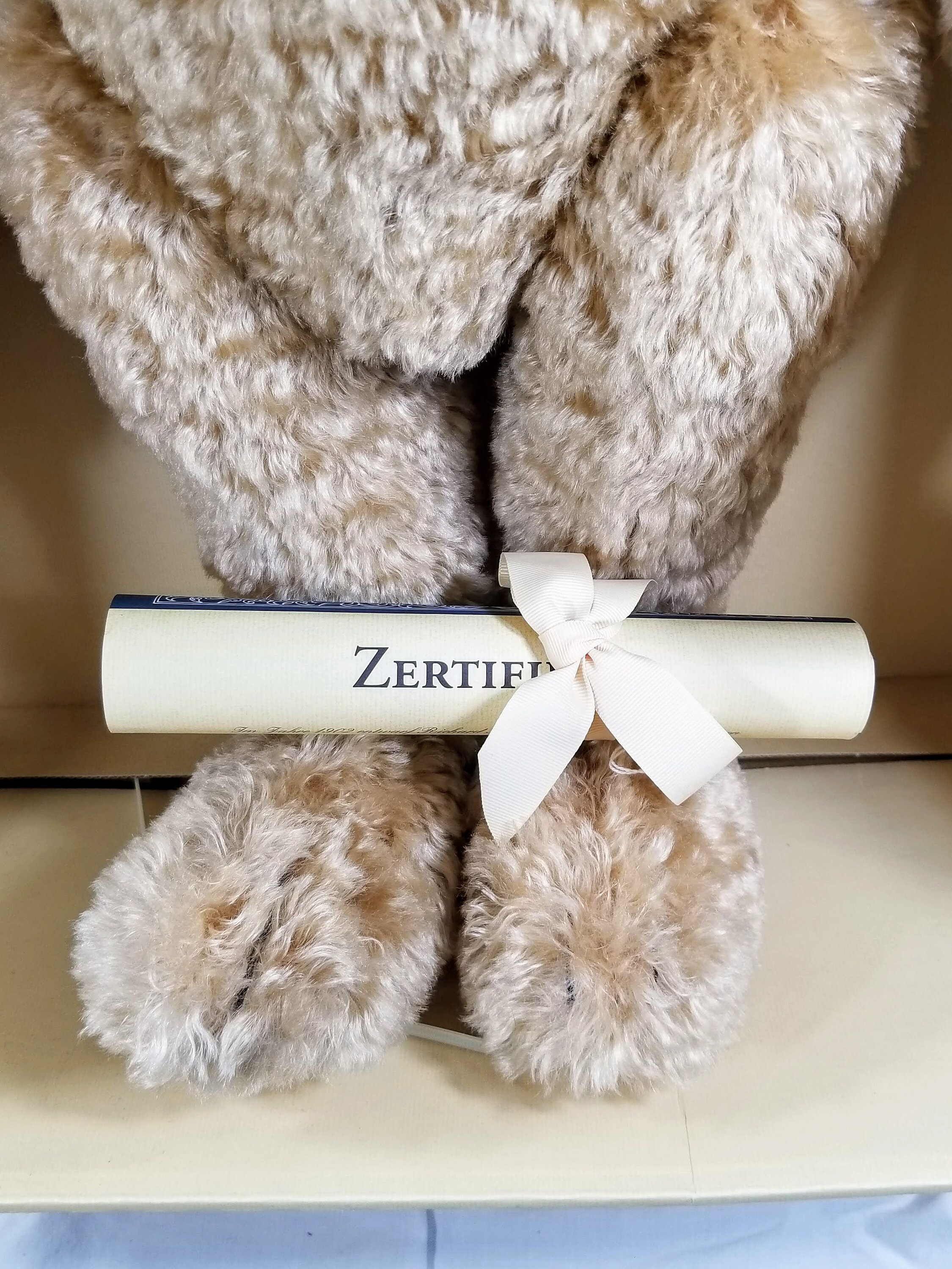 STEIFF - Limited Edition 1909 Replica Blond 65 Teddy Bear - Etsy