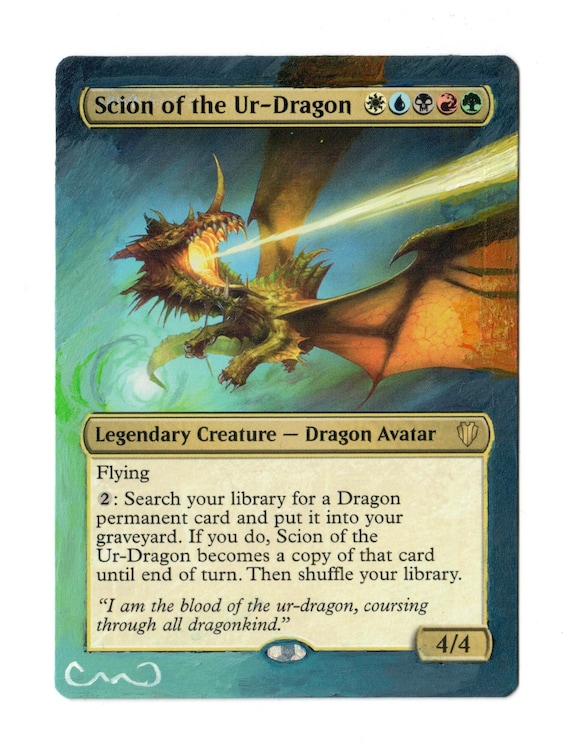 mtg 始祖ドラゴンMTG 始祖ドラゴン The Ur-Dragon Foil プロモ 2枚