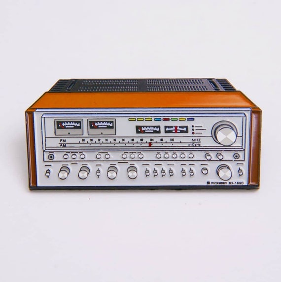 Limited Edition Pioneer Sx-1980 Enamel Pin Vintage Receiver - Etsy