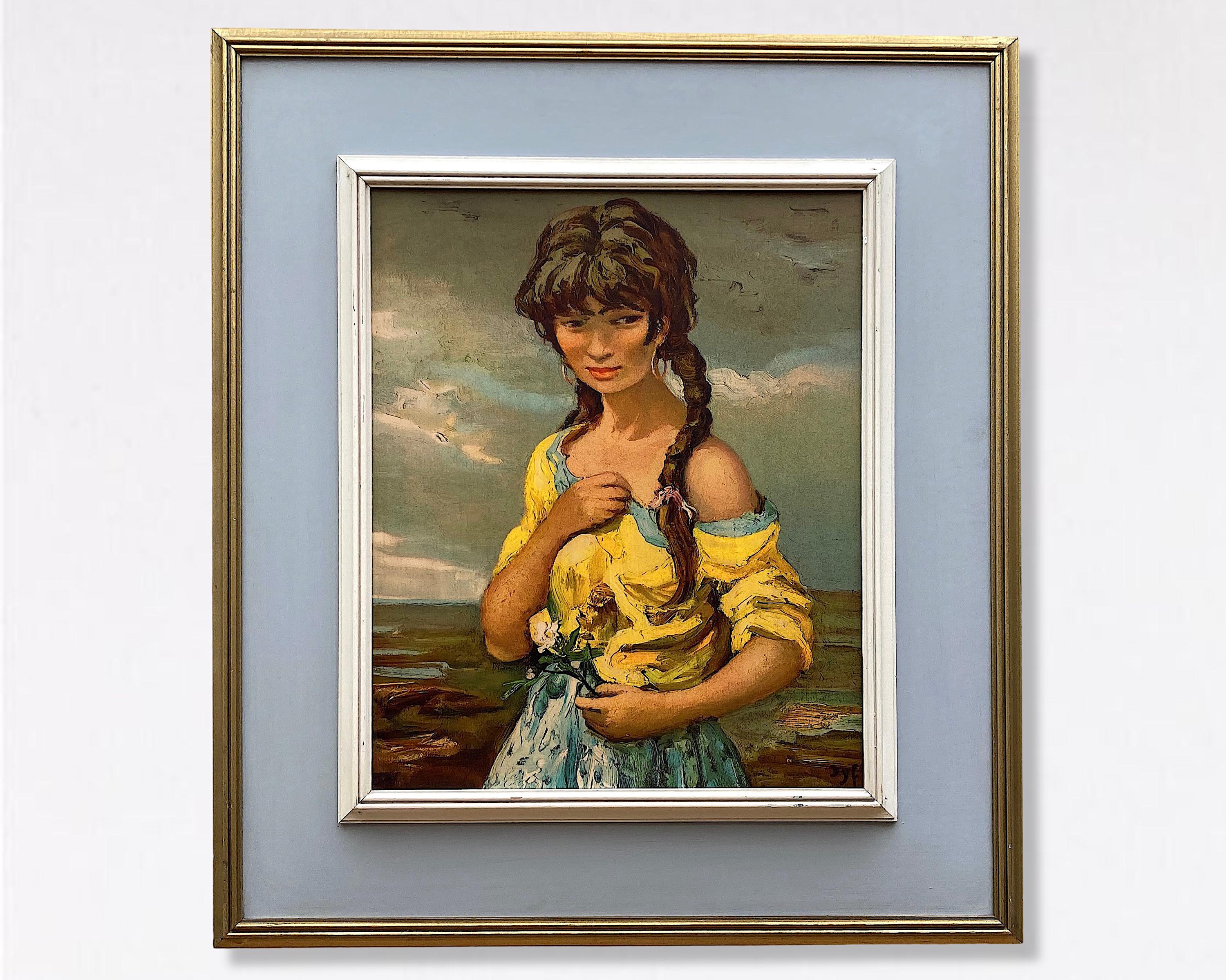 マルセルディフ Marcel Dyf シャクヤクとバラ 額縁 インテリア Marcel