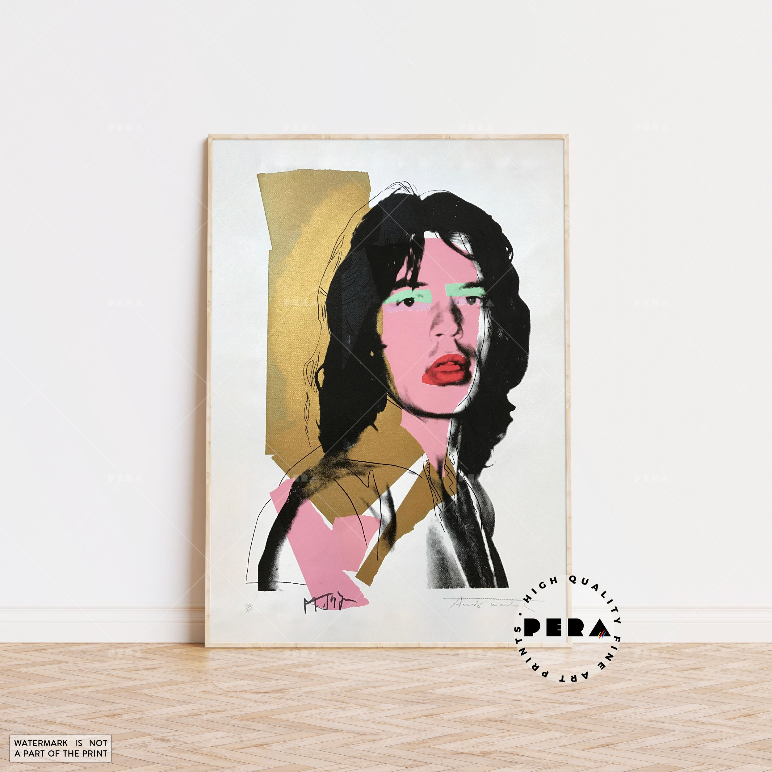 アンディーウォーホル Andy Wahol (ミックジャガー)Mick Jagger☆限定