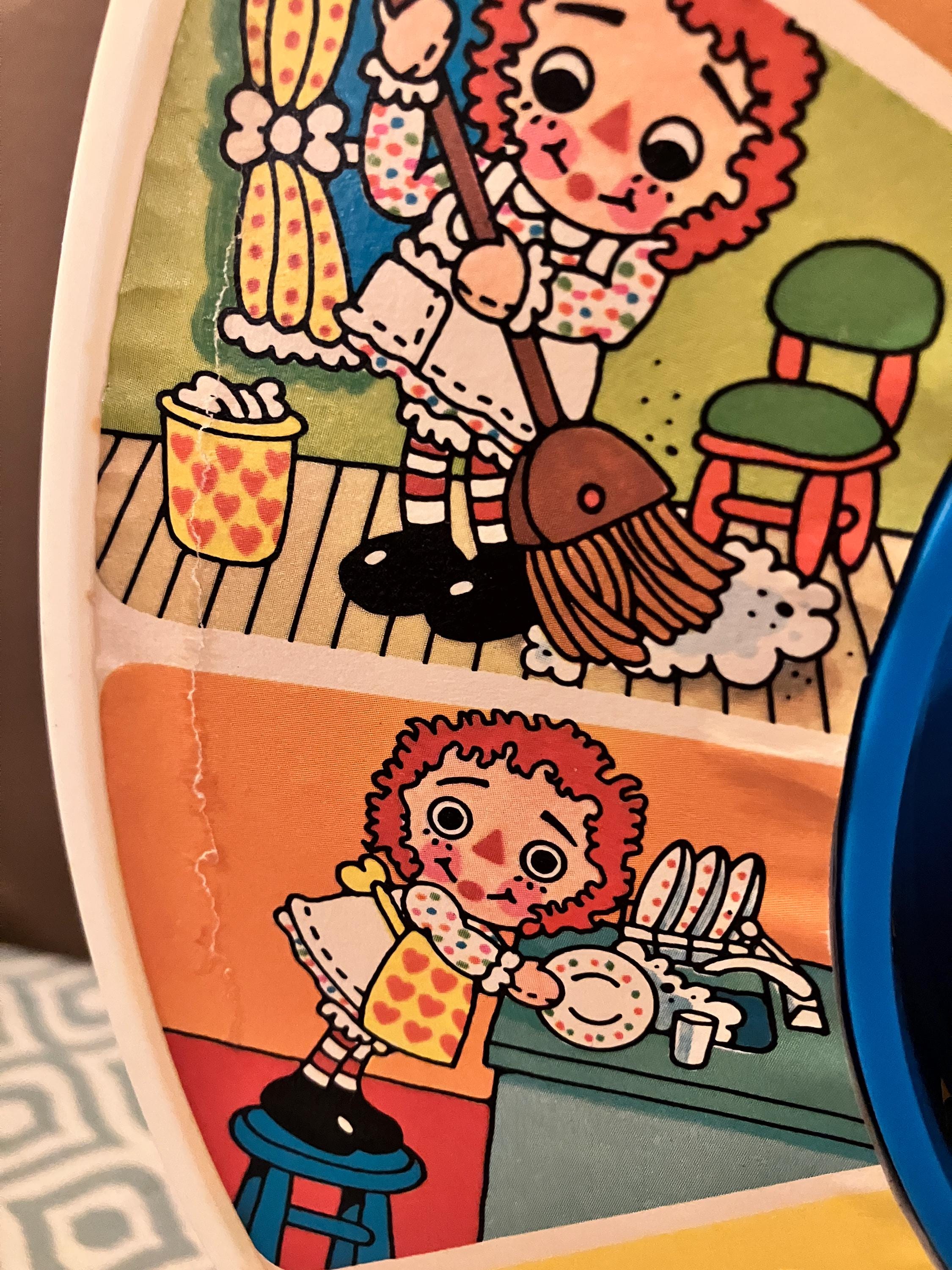 SUPER RARE Vintage 1974 Mattel, Raggedy Ann Andy Doll, See Say