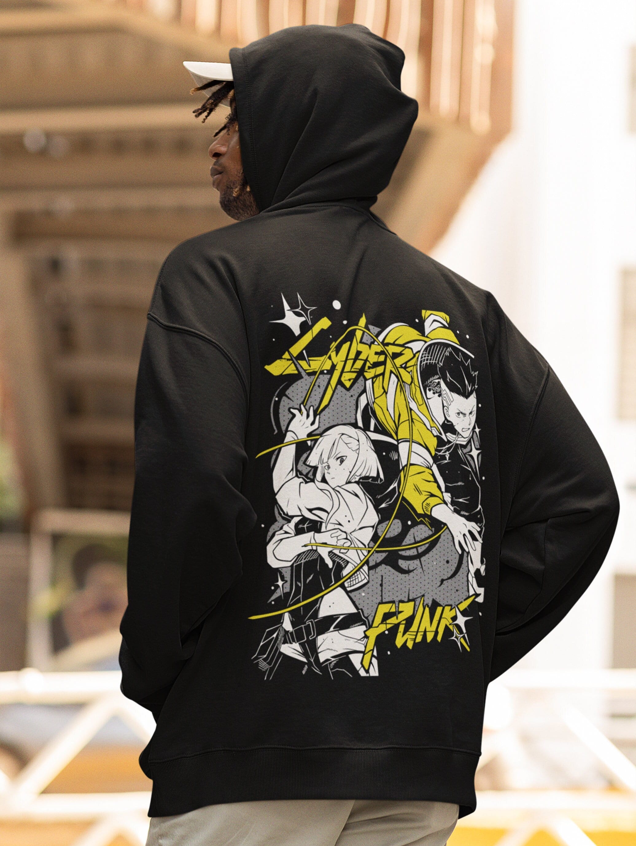 vaultroom cyberpunk LUCY HOODIE BLK [XL] VAULTROOM×CYBERPUNK LUCY