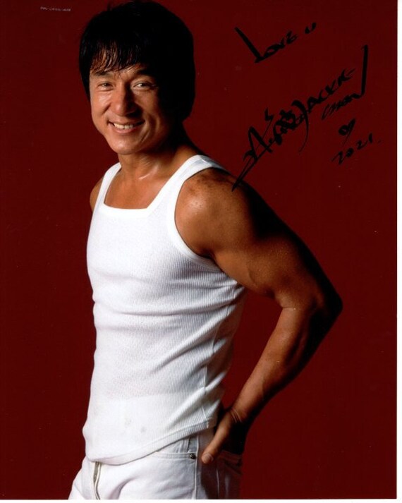Jackie Chan ジャッキー チェン 直筆サイン写真 PSA認証 COA付 Jackie