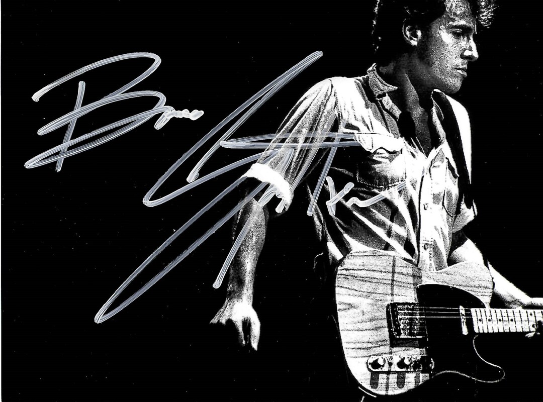 超貴重】直筆サインポール&ブルーススプリングスティーン