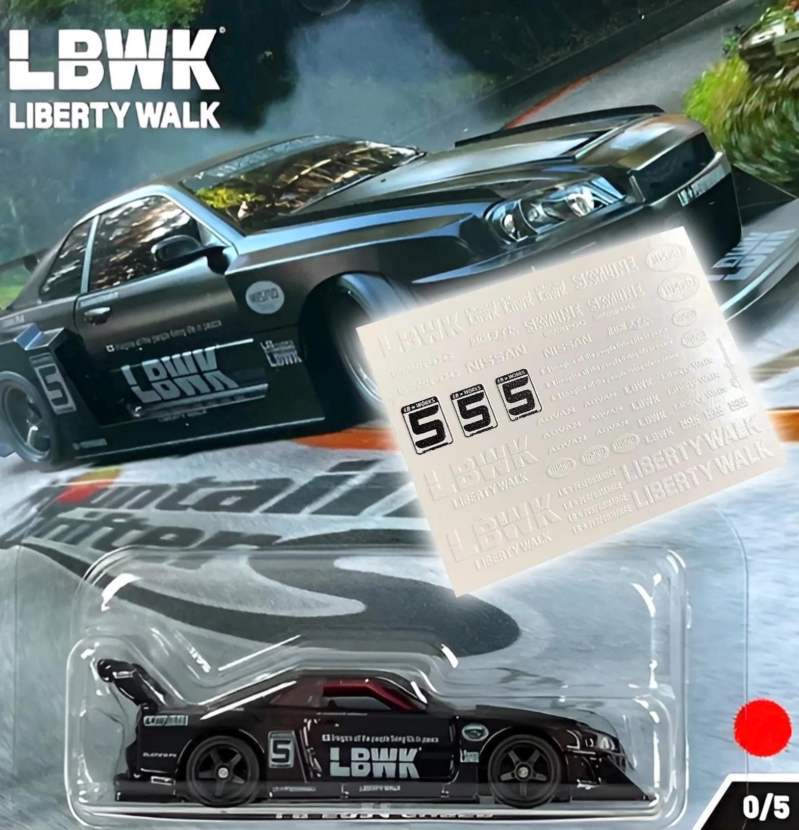 HotWheelsLBWKLIBERTY WALK スーパーシルエット チェイス ホット
