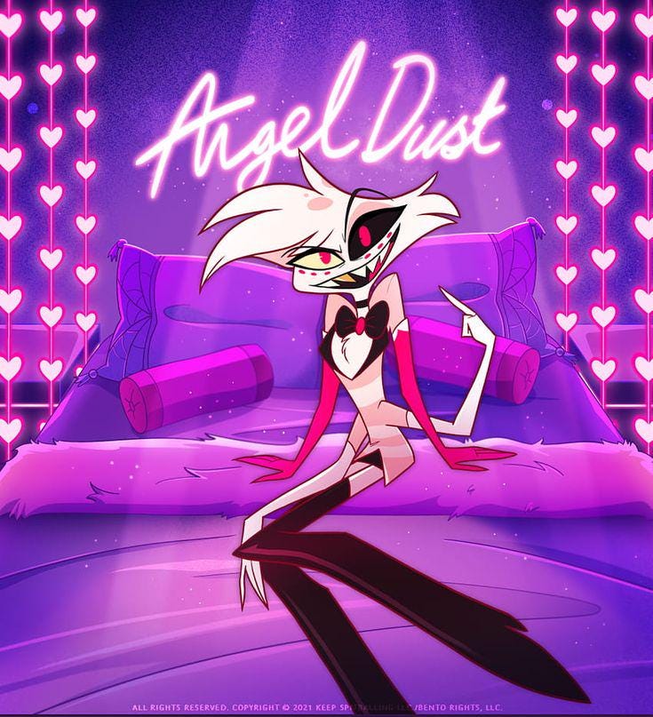 Hazbin Hotel Angel dust(エンジェルダスト) ピンバッジ ハズビン