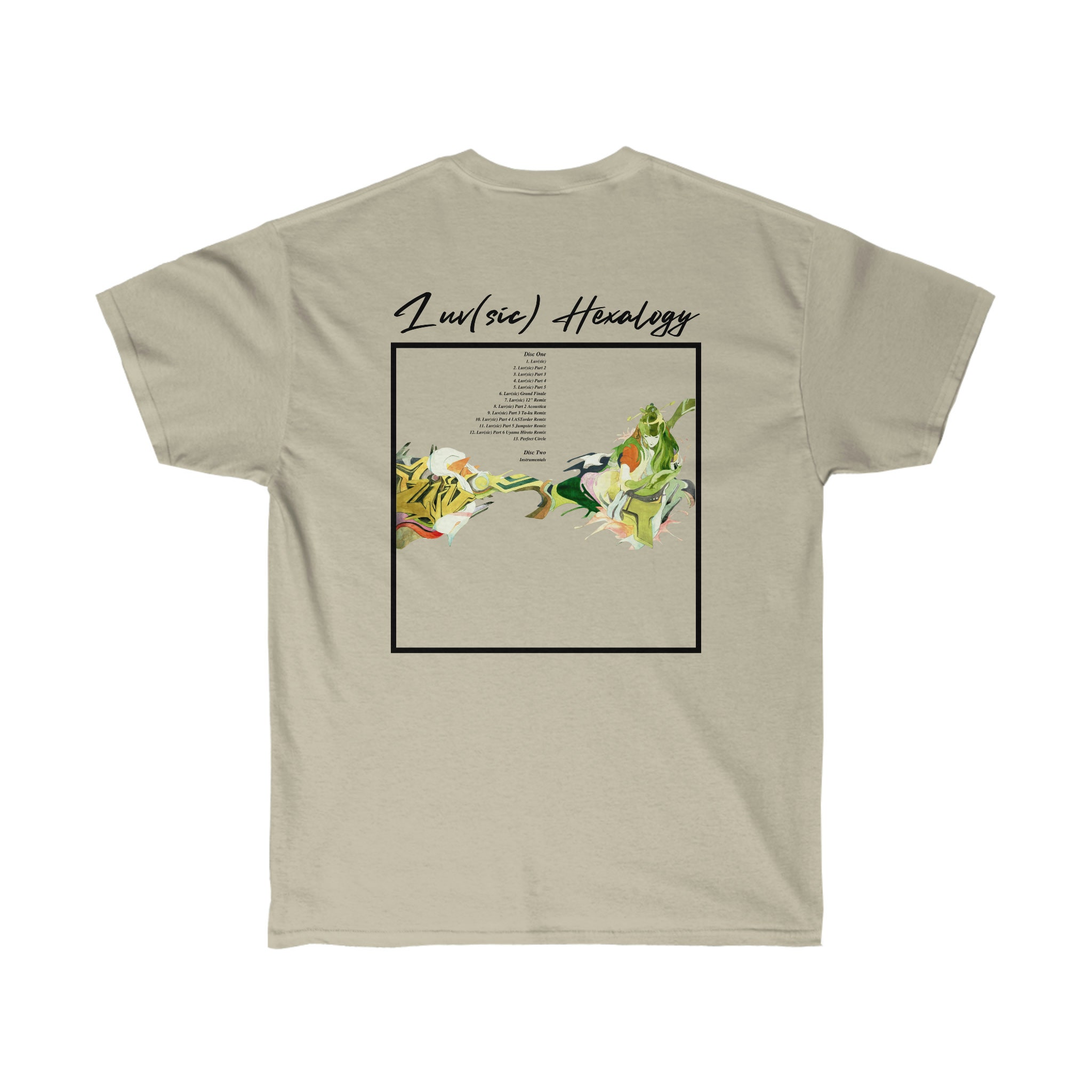 Nujabes Luv Sic Hexalogy Tracklist T-shirt | Pocket and Back Print