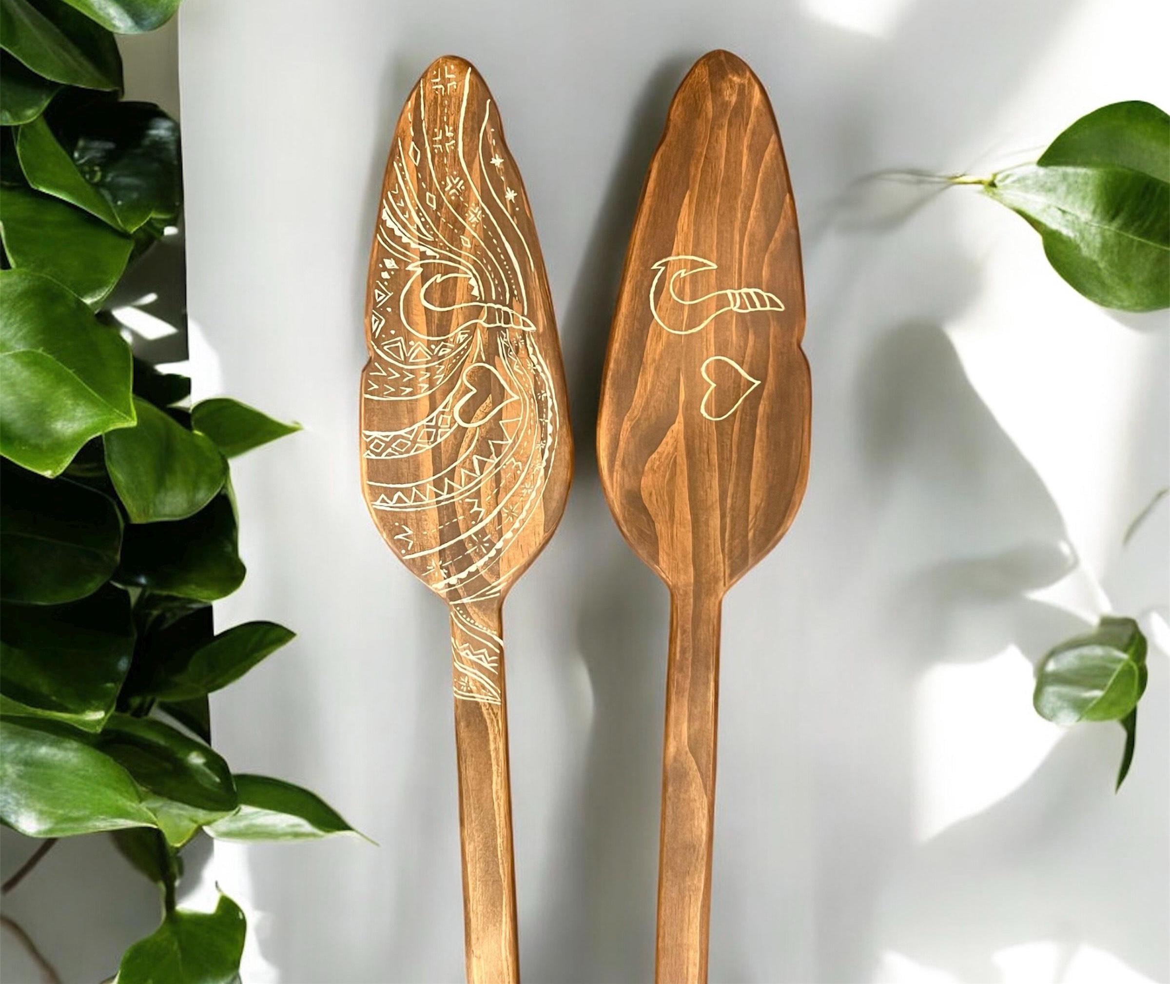 Handmade Wood Paddle: Engraved Oar, Kids, Cosplay, Costume Prop (4