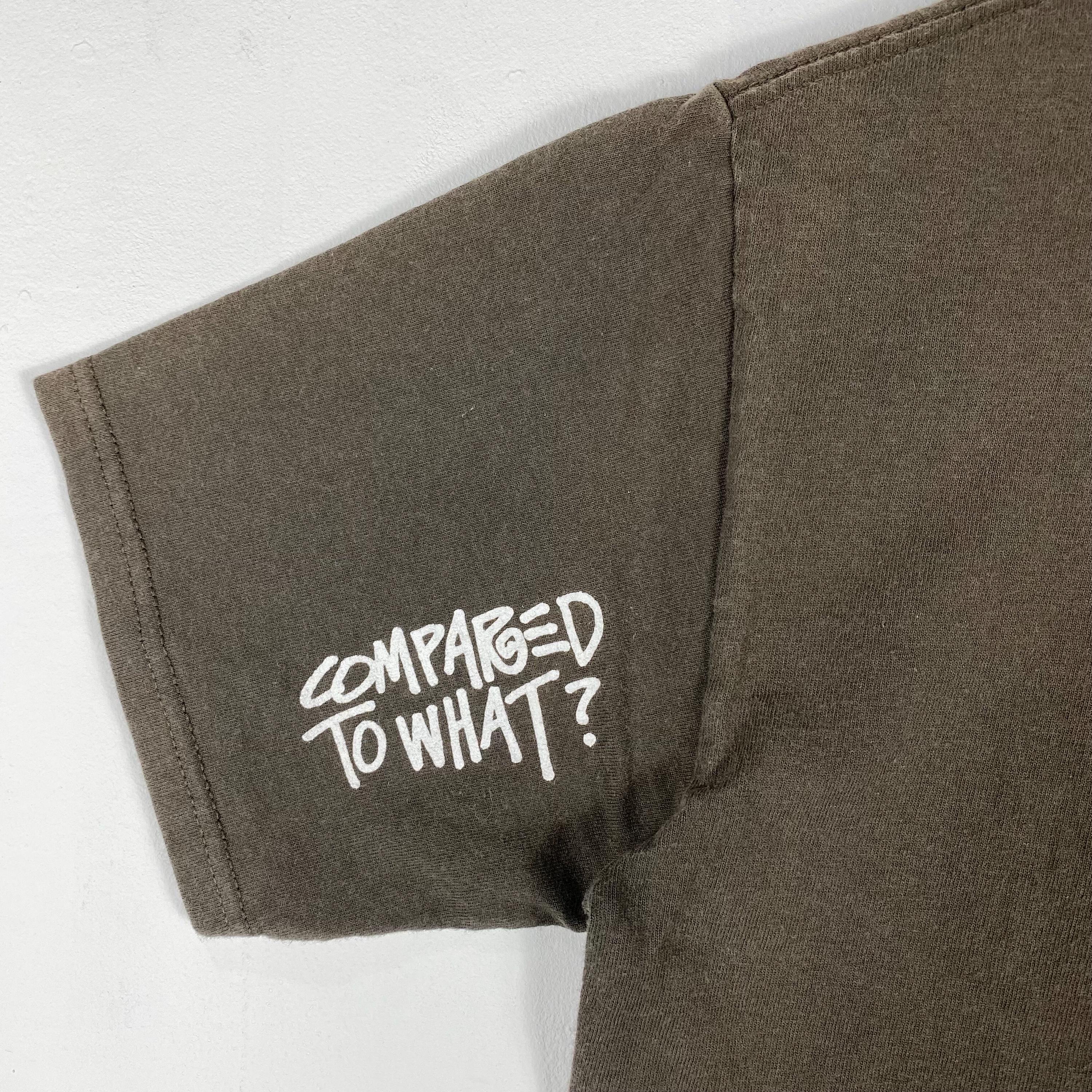 Rare!! Vintage 00's STUSSY LAURA Compared to What Photo Tee Shirt