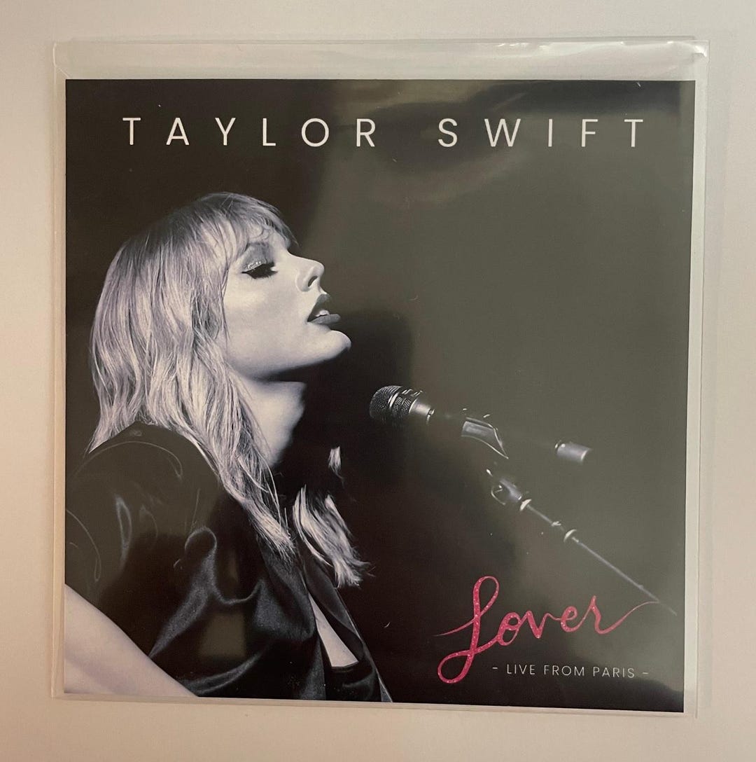 taylor swift lover live from parisレコードCD Taylor Swift Lover