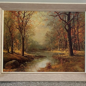 複製名画】Robert Wood 10月の朝 ロバート・ウッド 絵画 模写 Robert