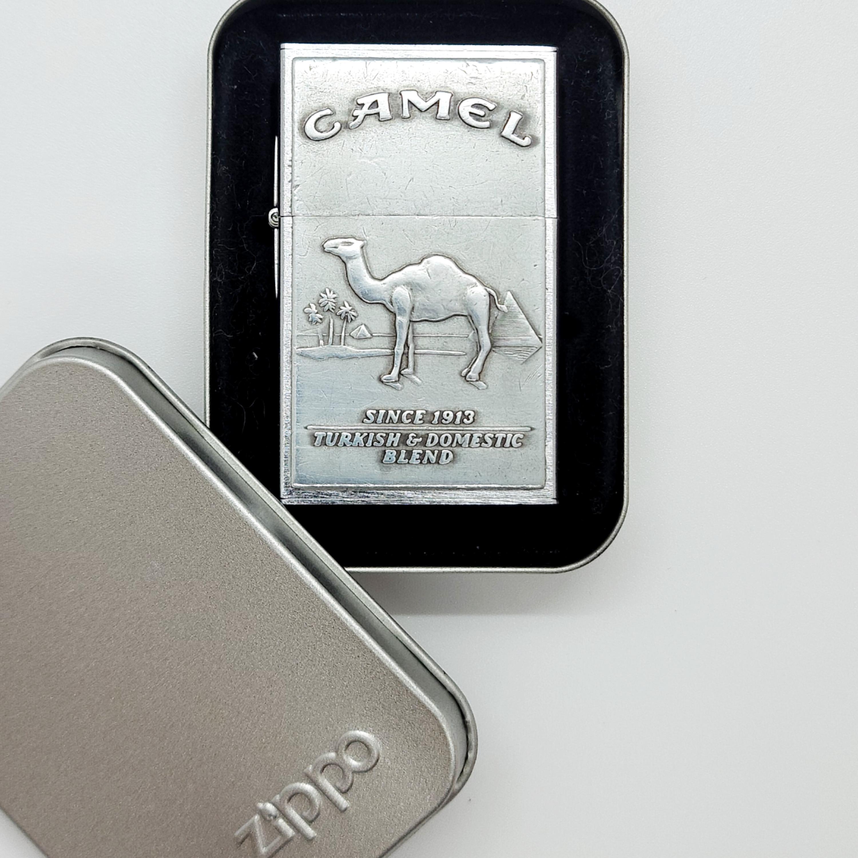 Vintage 1996 Camel Zippo Lighter: 1932 Replica, Second Release