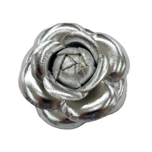 Silver 925 Rose Flower Design ブローチ Silver 925 Rose Flower