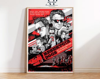 レザボアドッグス 映画ポスター UK版 クアッド 1992年公開 ROLLED