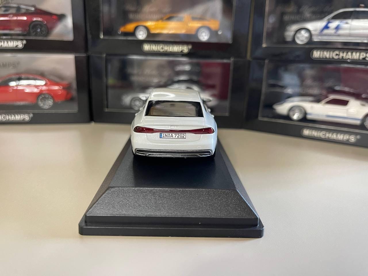Audi A7 Sportback 1:43 Miniature Spark White - Etsy