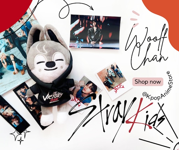 SKZOO Stray Kids Plush Toy - Wolf Chan Kpop Plush, Stray Kids Fun
