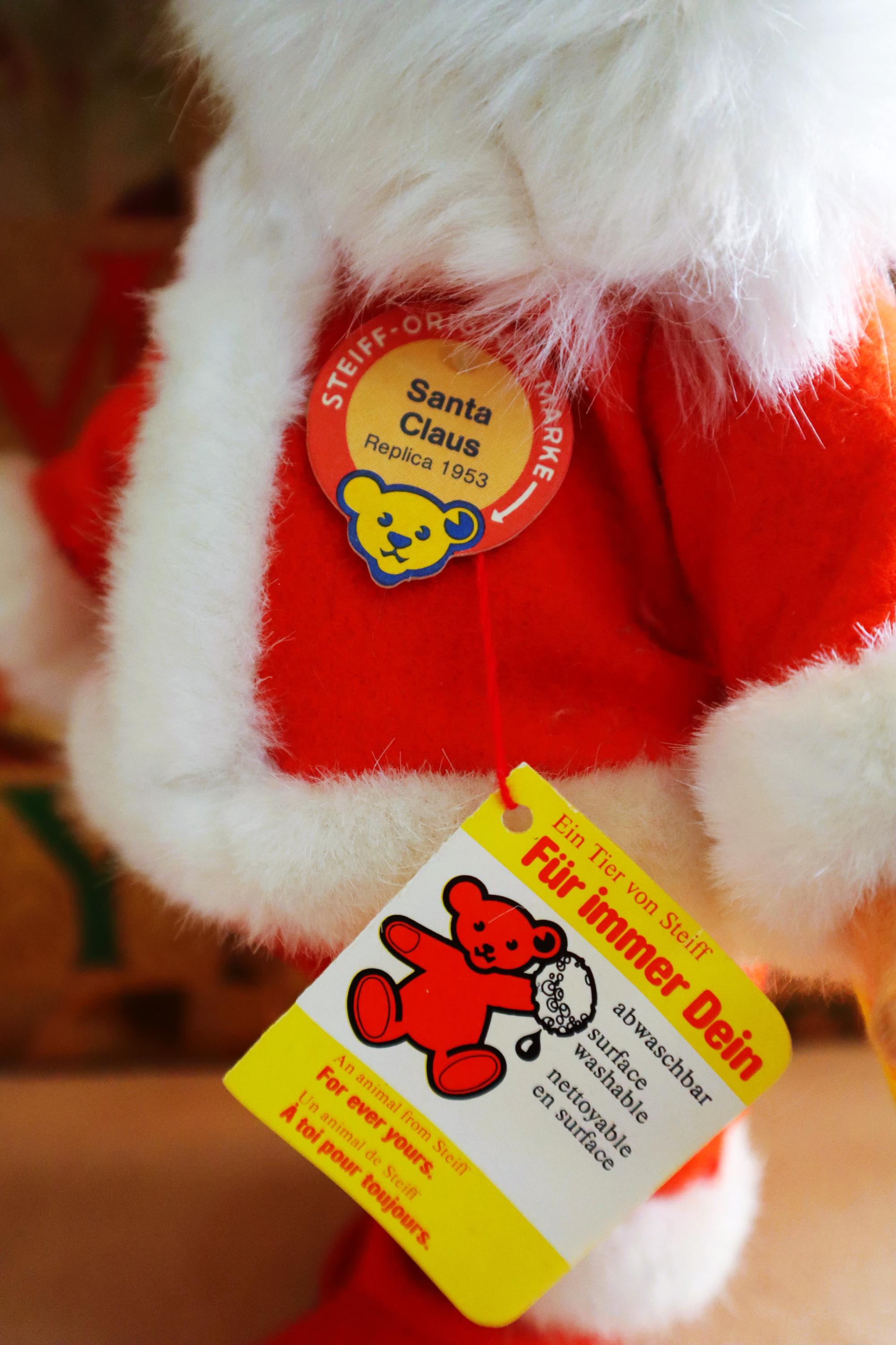 STEIFF Christmas Roly Poly Santa 2003 ぬいぐるみ STEIFF Christmas