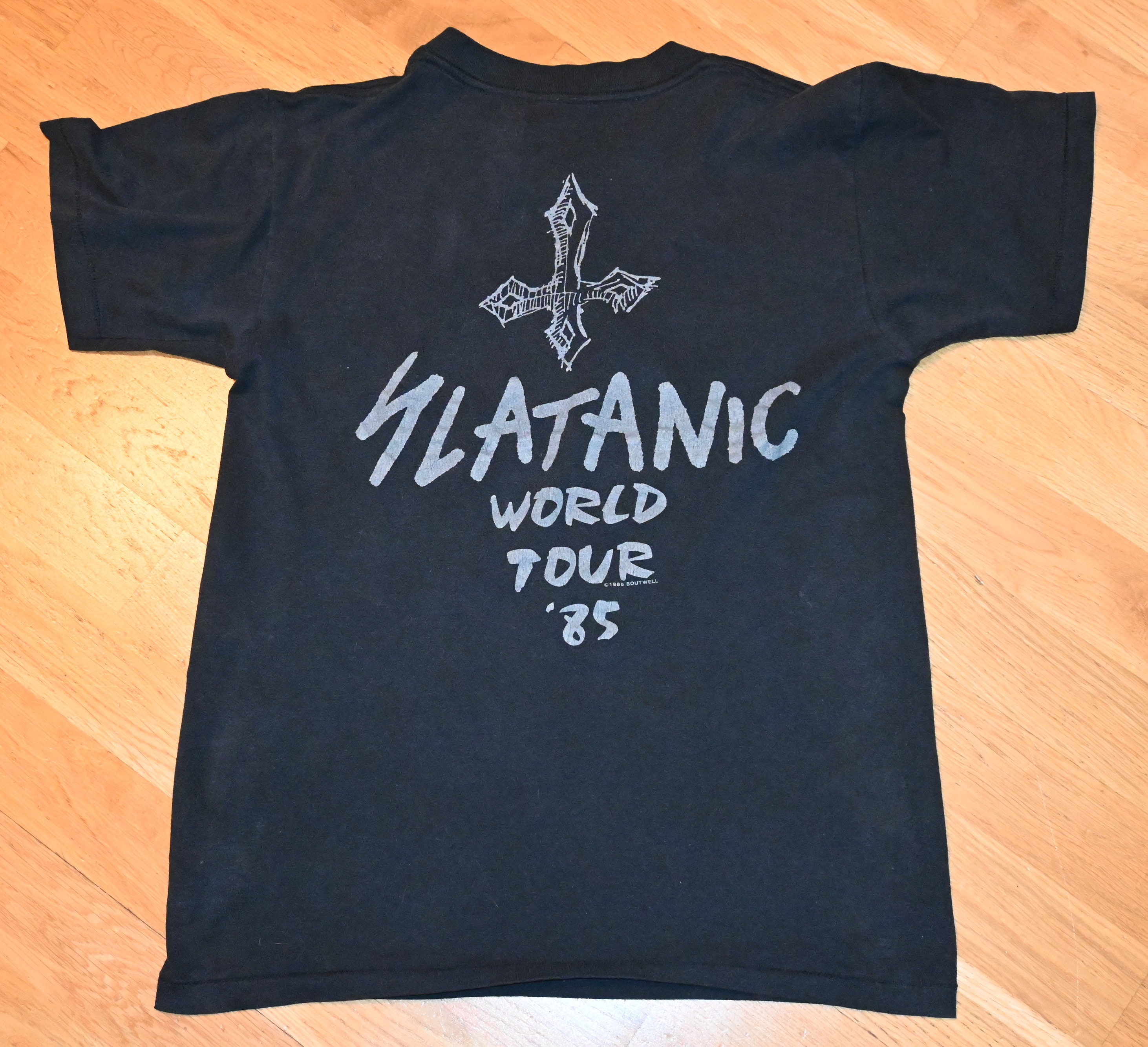 1985 SLAYER Vintage Rare! 80's Concert 85 Slaytanic TOUR Original