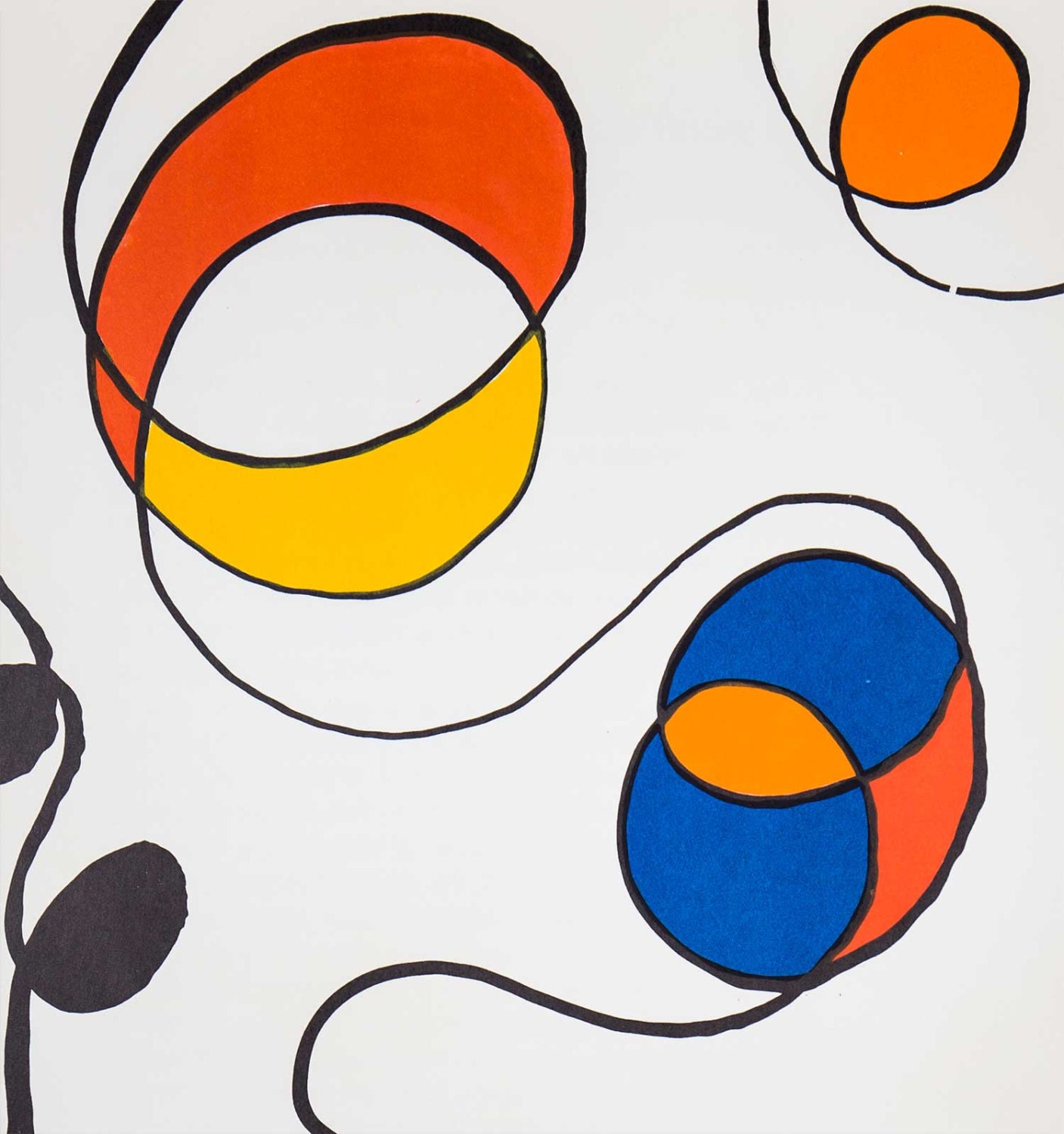 アレキサンダー・カルダー リトグラフ 版上サイン 額無し