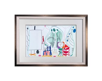 パブロ・ピカソ、コンポジション (Orozco 207-261)、ヴァン・ヌフの