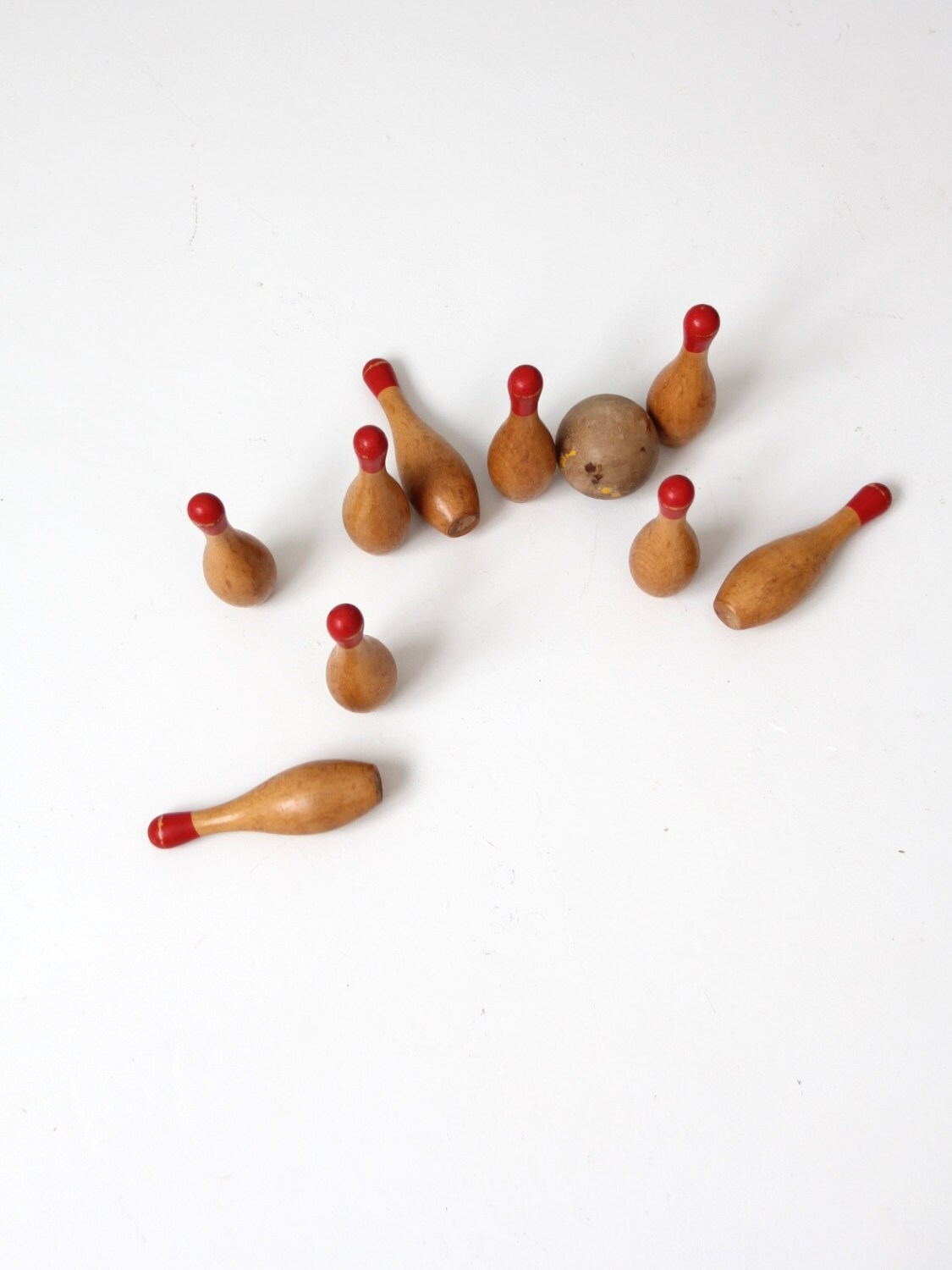 ボーリングゲーム木製アンティーク