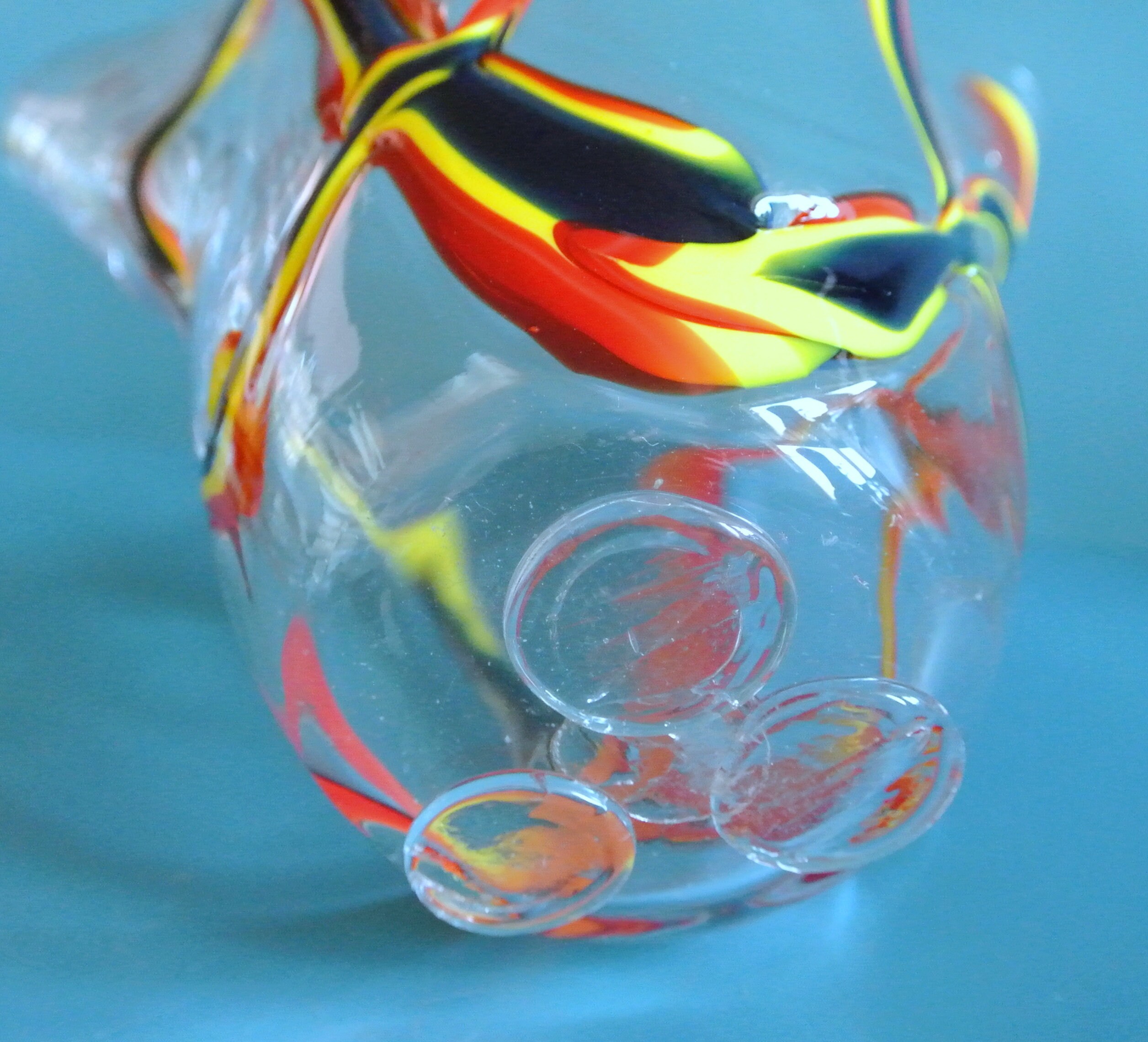 1990年代のスウェーデン製ヴィンテージガラスアートSEA Glasbruk 1990