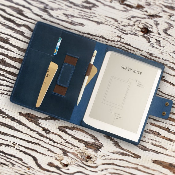 Personalized Leather Supernote A5 X2 Manta Cover, A6 X Case, A6 X2