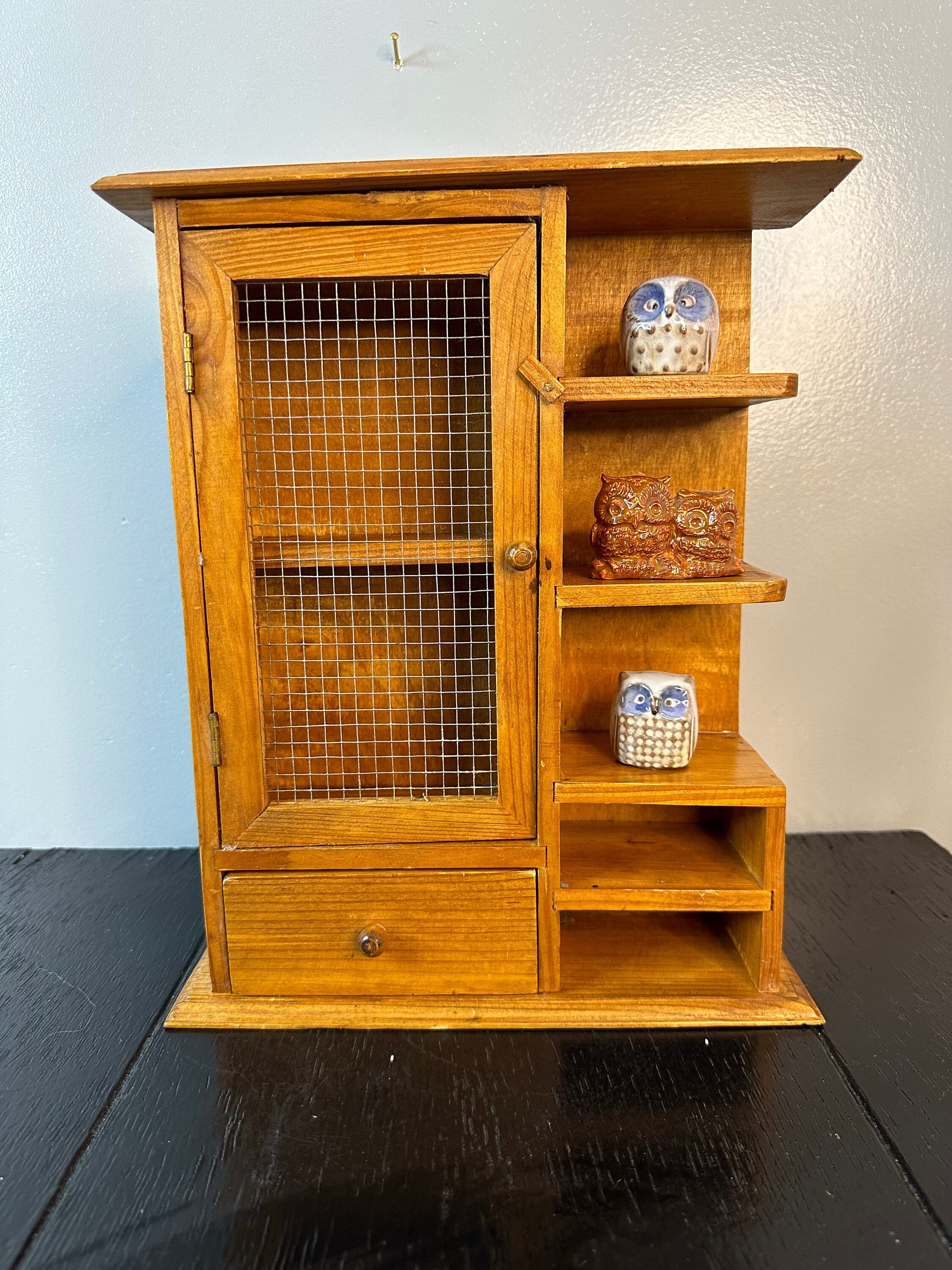 ビンテージ 鳥 オブジェ レトロ 理科室 書斎 cabinet 【公式通販】