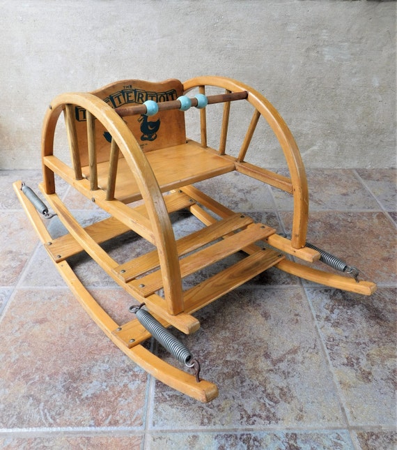 TEETERTOT ロッキングベビーチェアアンティーク