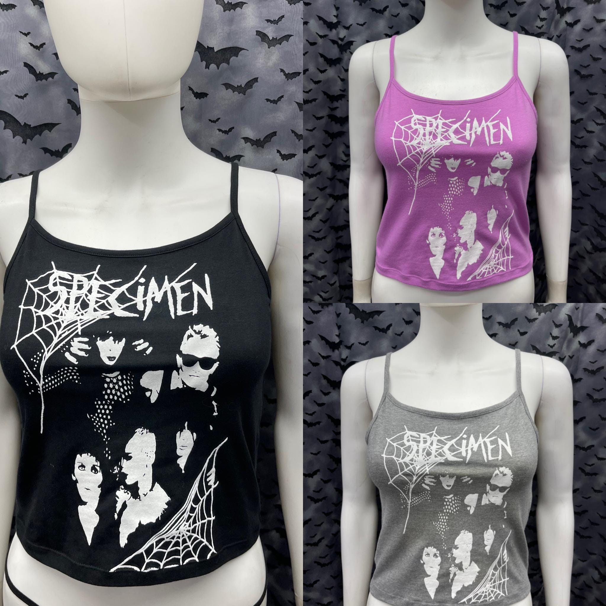 Specimen Crop Tank Top Goth - Etsy