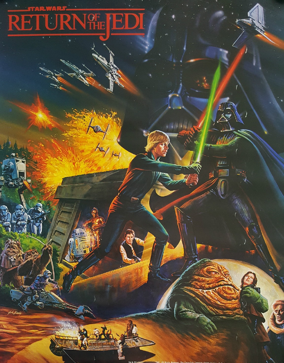 1983 Return of the Jedi Two-sided Special Poster - Original