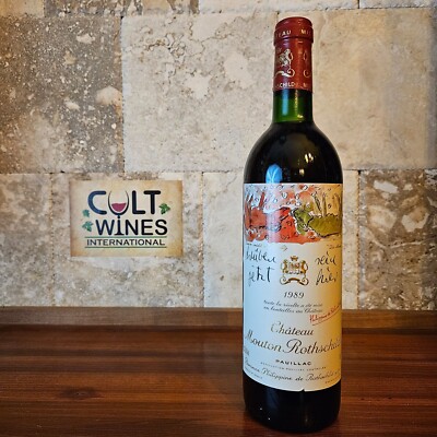 1989 Chateau Mouton Rothschild Bordeaux wine, Pauillac [JS-98pts